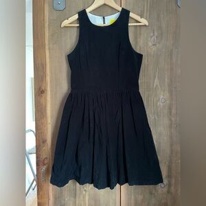 Vaute Couture beautiful black velvet dress, perfect for the holiday season.